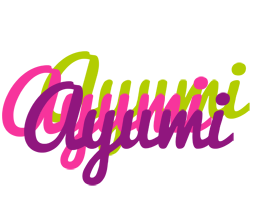Ayumi flowers logo