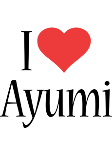 Ayumi i-love logo