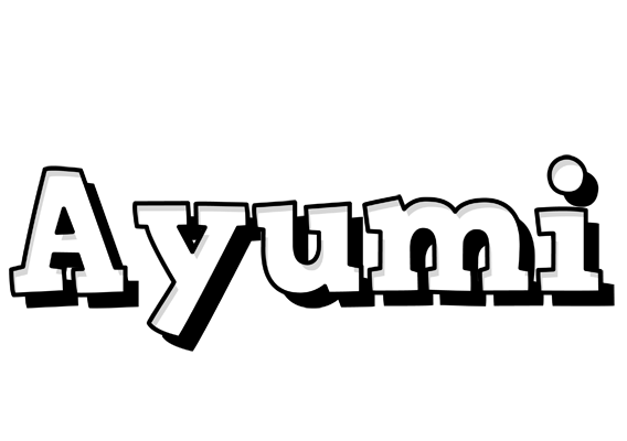 Ayumi snowing logo