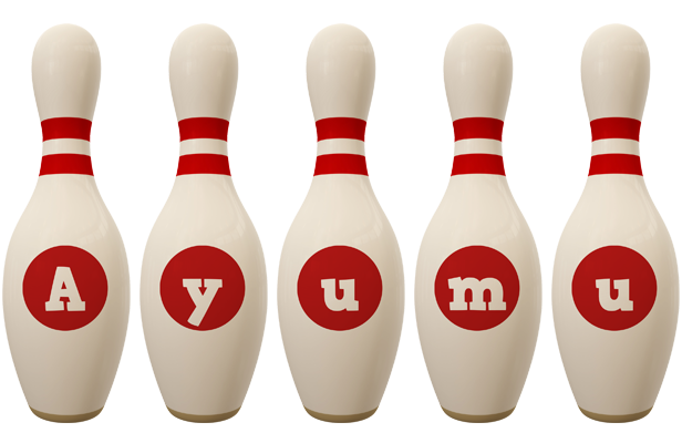 Ayumu bowling-pin logo