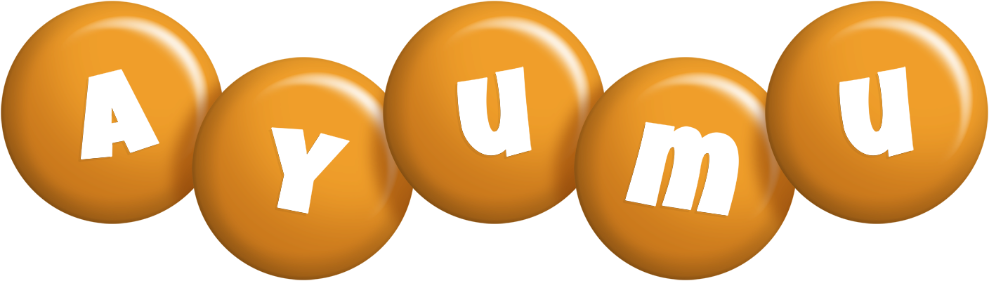 Ayumu candy-orange logo