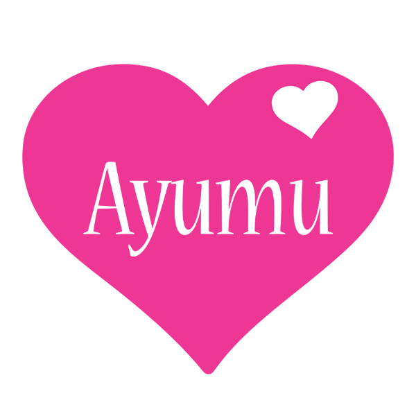 Ayumu love-heart logo