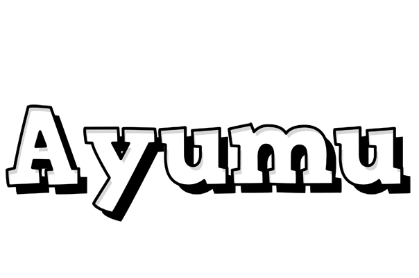 Ayumu snowing logo