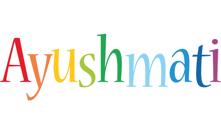 Ayushmati birthday logo