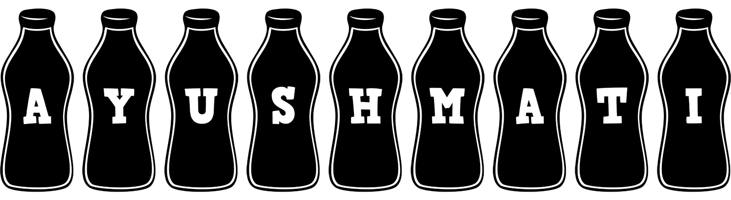Ayushmati bottle logo