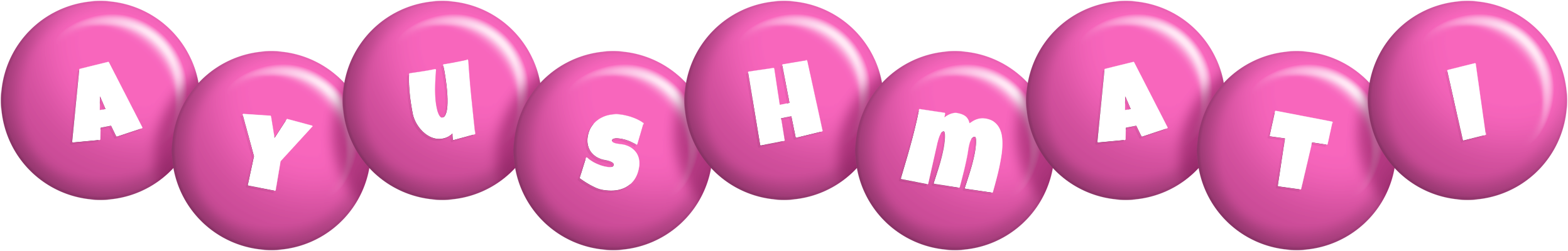 Ayushmati candy-pink logo