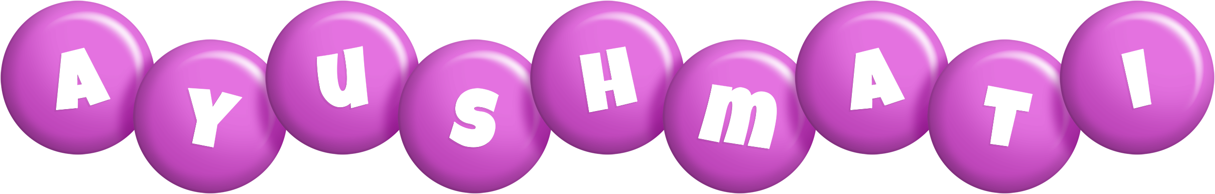 Ayushmati candy-purple logo