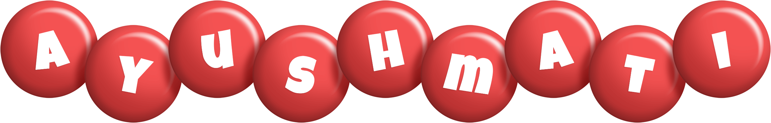 Ayushmati candy-red logo