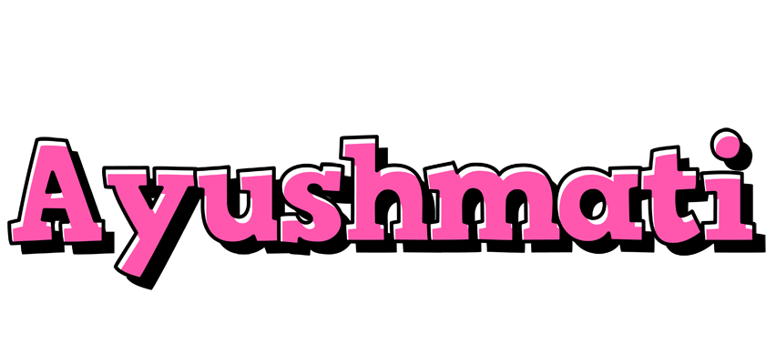Ayushmati girlish logo