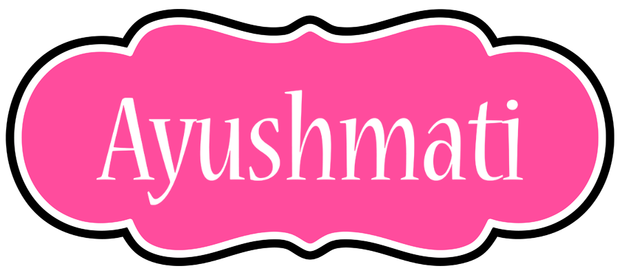 Ayushmati invitation logo