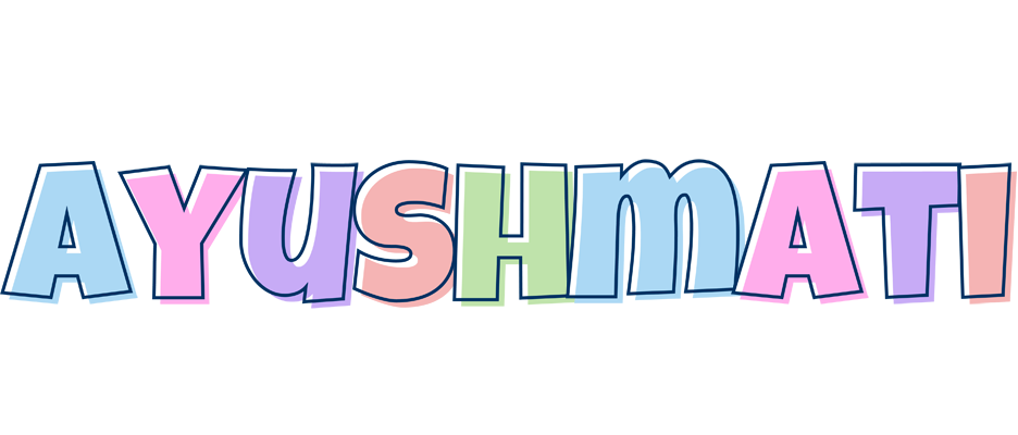 Ayushmati pastel logo