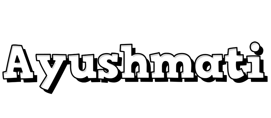Ayushmati snowing logo