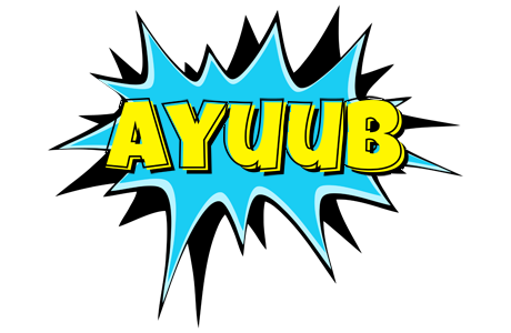 Ayuub amazing logo