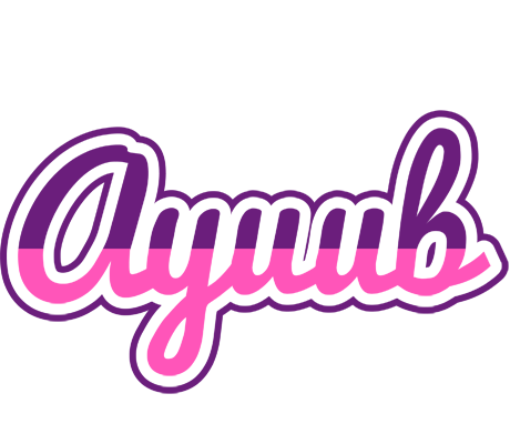 Ayuub cheerful logo