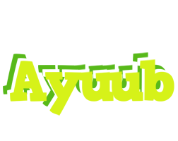 Ayuub citrus logo