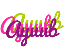 Ayuub flowers logo