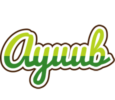 Ayuub golfing logo