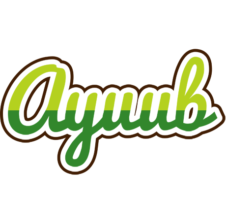Ayuub golfing logo