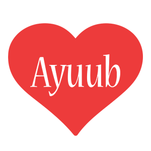 Ayuub love logo