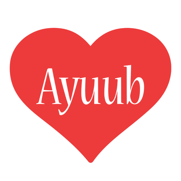 Ayuub love logo