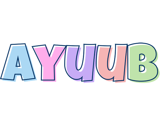 Ayuub pastel logo