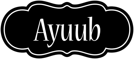 Ayuub welcome logo