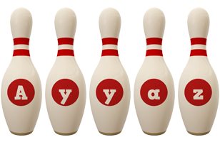 Ayyaz bowling-pin logo