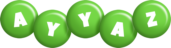 Ayyaz candy-green logo