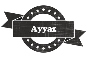 Ayyaz grunge logo