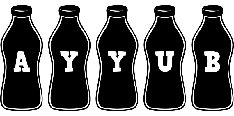 Ayyub bottle logo