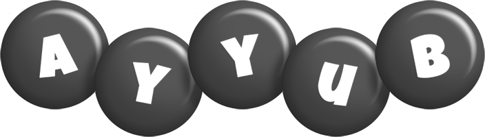 Ayyub candy-black logo