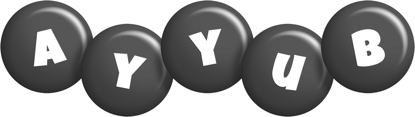 Ayyub candy-black logo