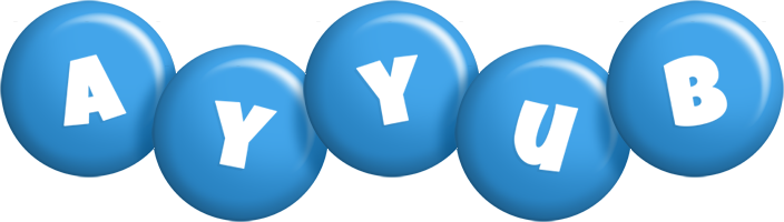 Ayyub candy-blue logo