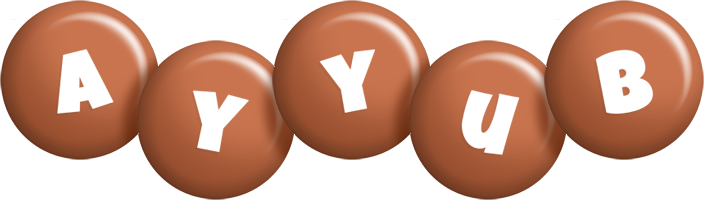 Ayyub candy-brown logo