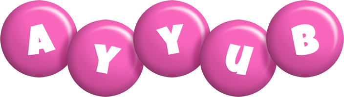 Ayyub candy-pink logo