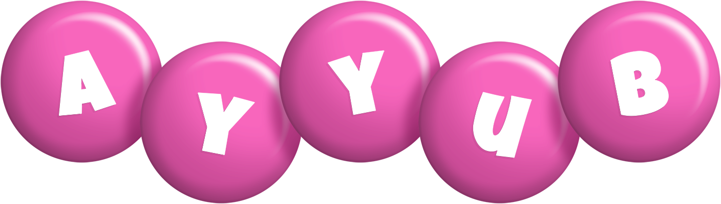Ayyub candy-pink logo