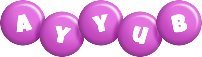 Ayyub candy-purple logo