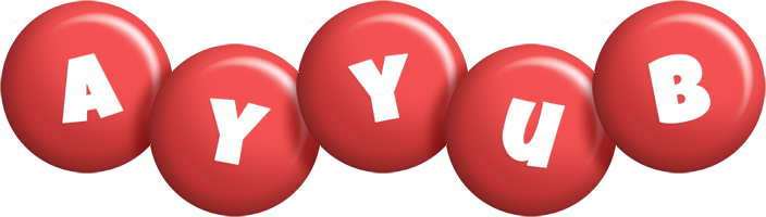 Ayyub candy-red logo