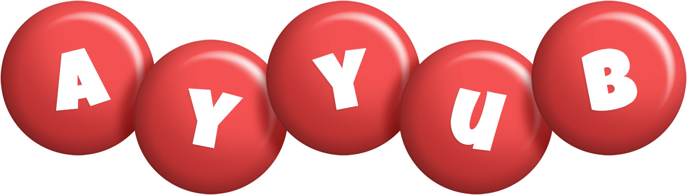 Ayyub candy-red logo