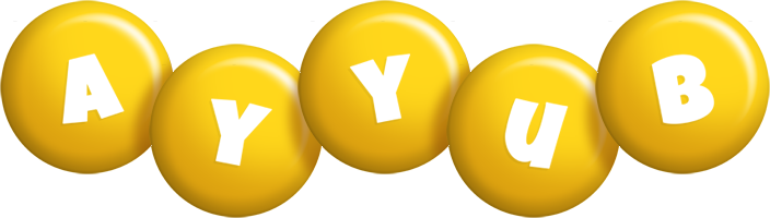 Ayyub candy-yellow logo