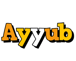 Ayyub cartoon logo