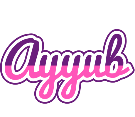 Ayyub cheerful logo
