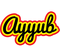 Ayyub flaming logo