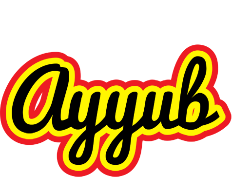 Ayyub flaming logo