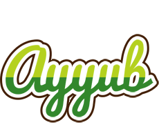 Ayyub golfing logo