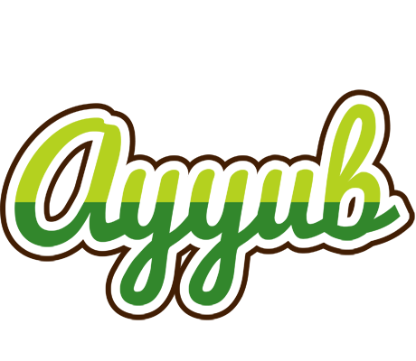 Ayyub golfing logo