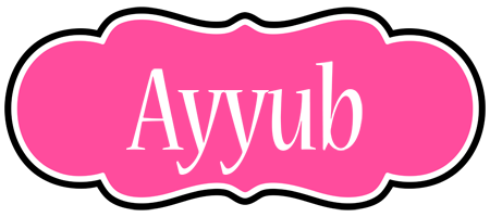 Ayyub invitation logo