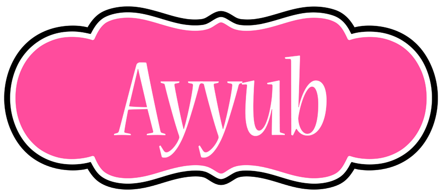 Ayyub invitation logo