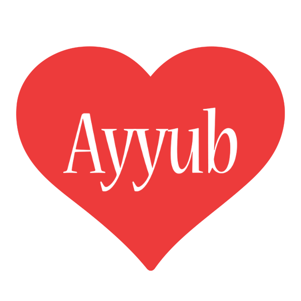 Ayyub love logo