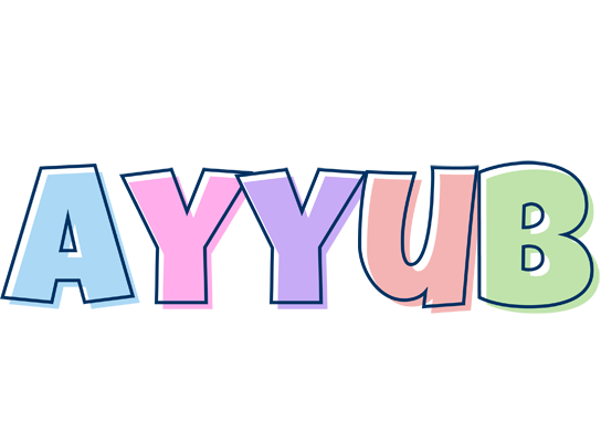 Ayyub pastel logo